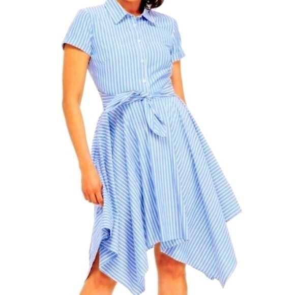 Ivy + Blu Striped Dress. Pre-Owned. - Picture 2 of 9